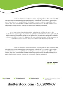 Letterhead Design Template Vector EPS File