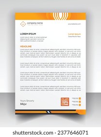 Letterhead design vector file fully editable 