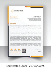 Letterhead design vector file fully editable 