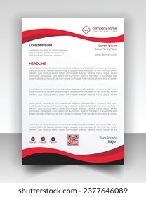 Letterhead design vector file fully editable 