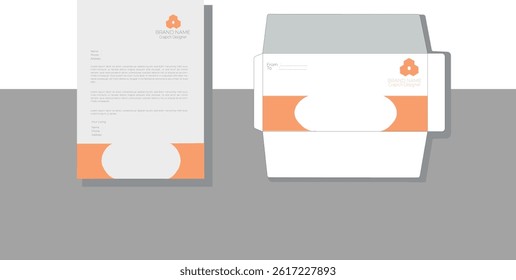 Letterhead and envelop design ideas. 