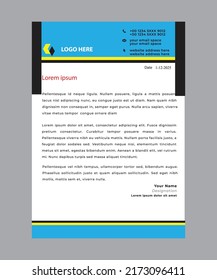 Lettischflyer-Firmenkonzept, Vektorgrafik