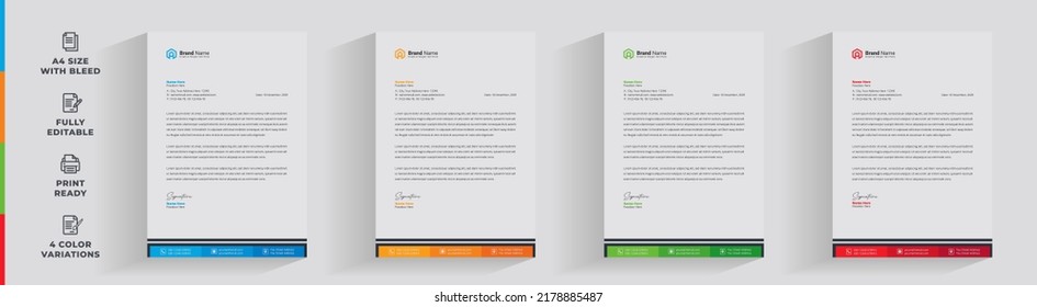 	
letterhead flyer corporate official minimal creative abstract professional informative newsletter magazine poster brochure design with logo
