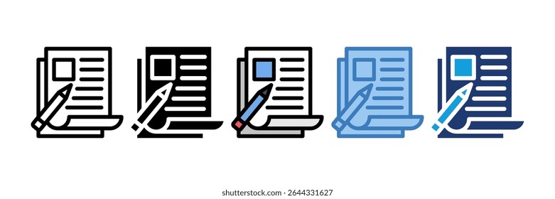 Elemento de icono de membrete para diseño