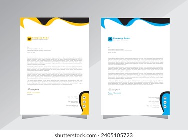 Letterhead, letter head, Business letterhead design. letterhead design template, creative modern letterhead design template for your project.
