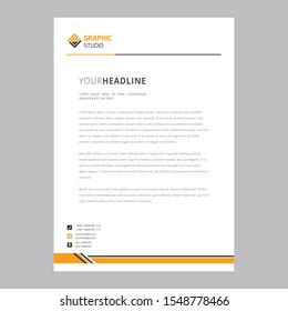 Letterhead Pad Design/ Clean Letterhead Pad/ Stationery Design