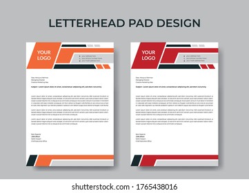 Letterhead Pad Design/Corporate letterhead pad design