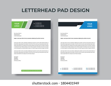 Letterhead Pad Design/Corporate letterhead pad design