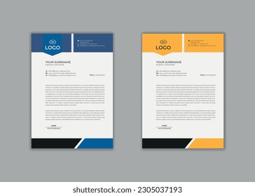 letterhead, letterhead template, letterhead desig, vector corporate creative Professional modern simple unique school hospital medical new minimalist elegant corporate letterhead in red theme
