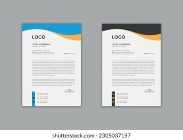 membrete, plantilla de membrete, diseño de membrete, vector corporativo creativo Profesional simple moderno hospital escolar médico nuevo minimalista elegante membrete corporativo en rojo
