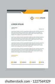 Letterhead Template Design