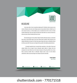 Letterhead Template Design 