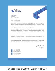 Letterhead template design business letterhead office 