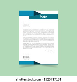letterhead template design. Business style letter head templates for your project design, Vector illustration.