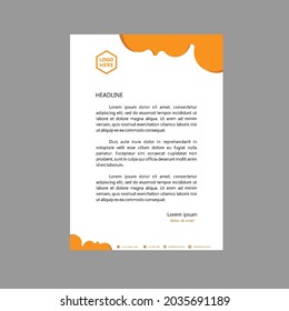 Diseño de plantillas de membrete, se puede usar inmediatamente