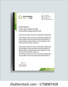 letterhead template design minimalist elegant