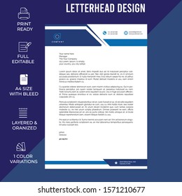 letterhead template design in minimalist style for you