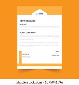letterhead template design minimalist vector design
Flat design vector abstract creative geometric background.