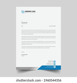 Briefkopf-Vorlagendesign Professional Lethead-Design