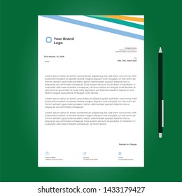 Letterhead Template Design Simple Minimalist