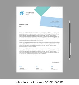 Letterhead Template Design Simple Minimalist