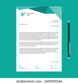 Letterhead Template Design Simple Modern