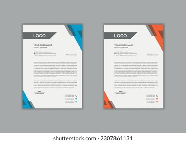 membrete, plantilla de membrete, diseño de membrete, vector abstracto creativo Profesional simple y moderno hospital escolar médico nuevo membrete corporativo rojo y negro plantilla mínima
