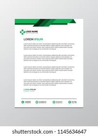 Letterhead Template Illustration