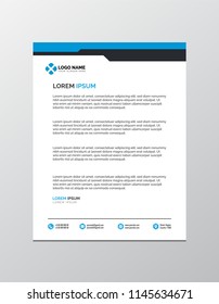 Letterhead Template Illustration