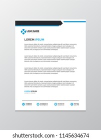 Letterhead Template Illustration