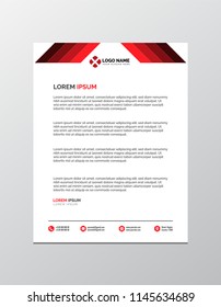Letterhead Template Illustration