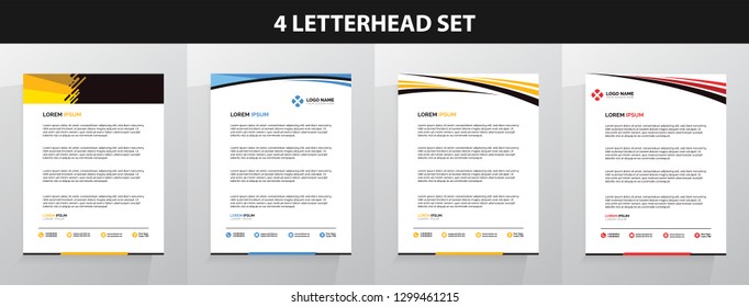 Letterhead Template Set