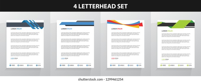 Letterhead Template Set