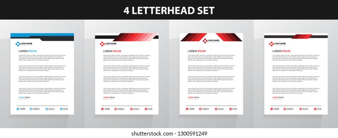 Letterhead Template Set