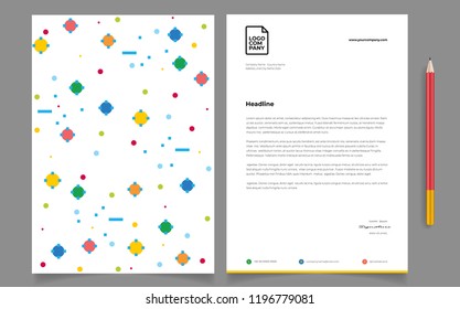 letterhead template simple minimalist 