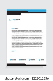 Letterhead Template Vector Illustration 