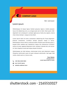 concepto de correspondencia de contacto con vectores de membrete