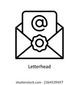 Letterhead Vektorgrafik Symbol Design Illustration. Grafikdesign-Symbol auf weißem Hintergrund - EPS10-Datei

