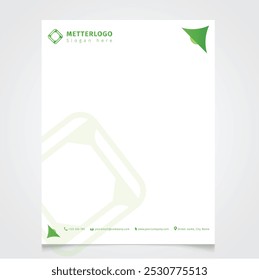 Letterhead-Modern Creative, Clean business style letterhead bundle of your corporate project design. Set to print. modern business letterhead in abstract design. Eleg.eps vector