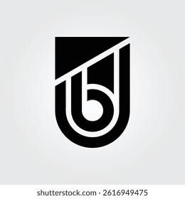 Lettering B Icon vector illustration