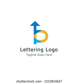 Lettering B Vector