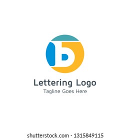 Lettering B Vector