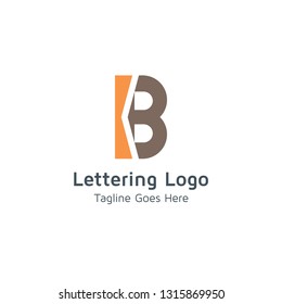 Lettering B Vector