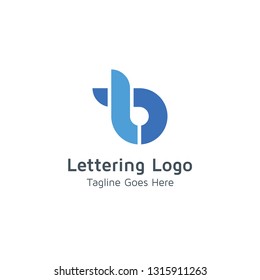 Lettering B Vector