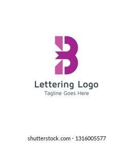 Lettering B Vector