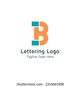 Lettering B Vector