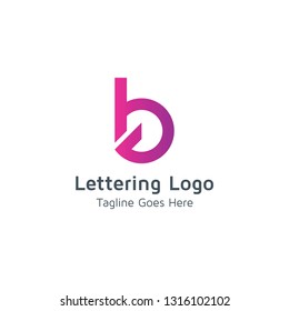 Lettering B Vector