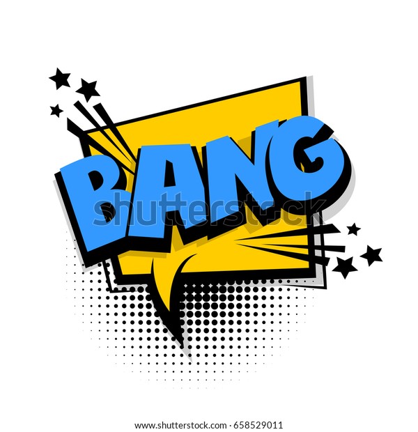 Lettering Bang Comic Book Letters Cartoon Stock Vector (royalty Free 