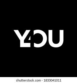 Lettering Bold Logo Design For You, 4 You