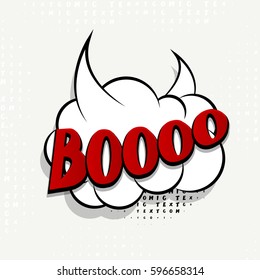 Lettering Boo Devil. Comics Book Balloon. Bubble Icon Speech Phrase. Comic Font Template. Cartoon Exclusive Font Label Tag Expression. Comic Text Sound Effects. Sounds Vector Illustration.